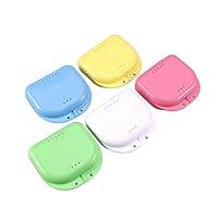Algopix Similar Product 5 - ULTNICE 5pcs Denture Storage Container