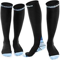 Algopix Similar Product 3 - Cambivo 2 Pairs Compression Socks for