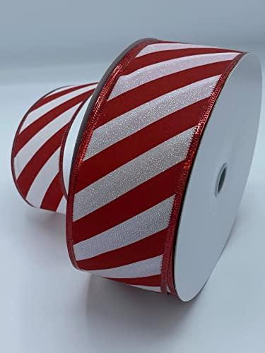 Red Wire Ribbon Velvet 1.5 Inch Decorative Christmas Craft Ribbon 50 Yards  for Gift Wrapping, Wedding, Xmas, Holiday & Birthday Party Presents