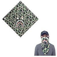 Algopix Similar Product 17 - Xshelley Camouflage Green Shark
