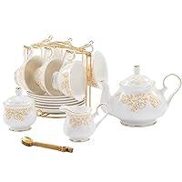 Algopix Similar Product 17 - Daveinmic 22Pieces Porcelain Tea Set