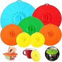 Algopix Similar Product 19 - 7 Pack Silicone Lids Microwave