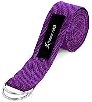 Algopix Similar Product 20 - ProsourceFit Metal DRing Yoga Strap 8