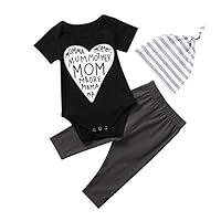 Algopix Similar Product 9 - Valentines Newborn Pajamas Set Infant