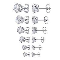 Algopix Similar Product 12 - Jstyle Stud Earrings for Women Mens