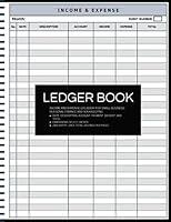 Algopix Similar Product 13 - Ledger Book Simple Large Accounting