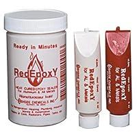 Algopix Similar Product 13 - 12001 Red Epoxy 16 oz Brush Top