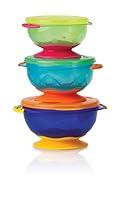 Algopix Similar Product 16 - Nuby Stackable Suction Bowl with Lid
