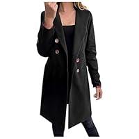 Algopix Similar Product 2 - Summerout Women Coat Double Breasted