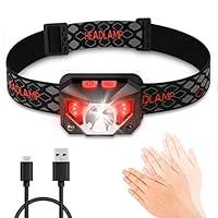 Algopix Similar Product 10 - Head Torch Headlamp LED Rechargeable