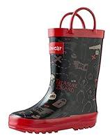 Algopix Similar Product 4 - OAKI Kids Rubber Rain Boots with