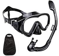 Algopix Similar Product 12 - WACOOL Snorkeling Snorkel Package Set