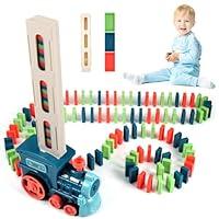 Algopix Similar Product 17 - CLAPET Domino Train Sets Toys for Kids