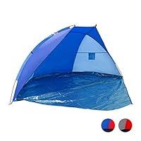 Algopix Similar Product 19 - Relaxdays Beach Shell Shelter Closable