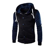 Algopix Similar Product 4 - JSPOYOU Men Coat Jacket Outwear Sweater