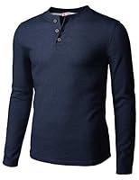 Algopix Similar Product 4 - H2H Mens Big  Tall LongSleeve Henley