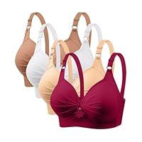 Algopix Similar Product 2 - 4 Pack Bras for Women 2024 Full Support