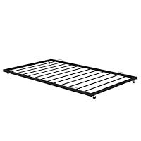 Algopix Similar Product 13 - Benzara Metal Twin Trundle Black