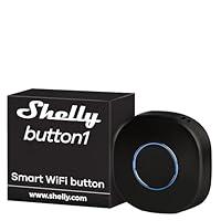 Algopix Similar Product 3 - Shelly Button 1 Black  WiFi Action