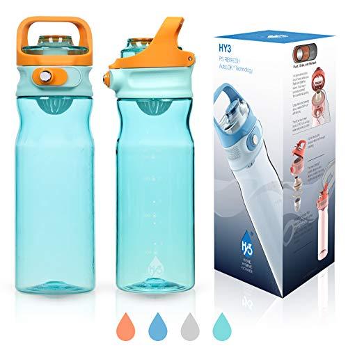 Simple Modern 32oz Water Bottle with Silicone Straw Lid & Motivational  Measurement Markers | Reusable BPA-Free Tritan Plastic Lightweight Sports