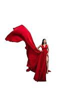 Algopix Similar Product 2 - Red Long Flying Dress  Womens