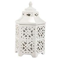 Algopix Similar Product 14 - Benzara White BM145665 Ceramic Lantern