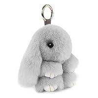 Algopix Similar Product 20 - CHMIING Bunny Keychain Soft Cute Rex