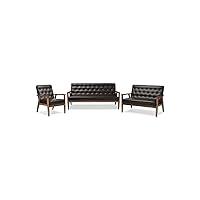 Algopix Similar Product 1 - Baxton Studio Sorrento 3 Piece Faux