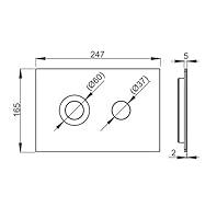 Algopix Similar Product 4 - Alcaplast Dual Flush-Actuator Plate Turn