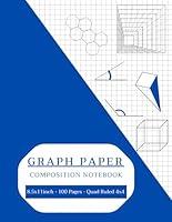 Algopix Similar Product 15 - Graph Paper Composition Notebook Grid