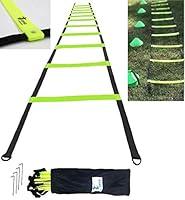 Algopix Similar Product 2 - Cintz 15 Ft Green Speed Agility Ladder