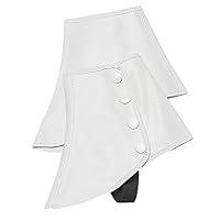 Algopix Similar Product 18 - Snap Spats White Medium by