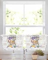 Algopix Similar Product 7 - Hello Spring Kitchen Curtains 36 Inch