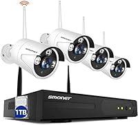 Algopix Similar Product 6 - Smonet 4CH 720P HD NVR Wireless