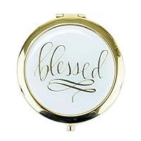 Algopix Similar Product 1 - Blessed Pastel Blue 25 inch Metal Gold