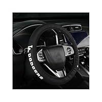 Algopix Similar Product 9 - Leather Steering Wheel Cover Black Car