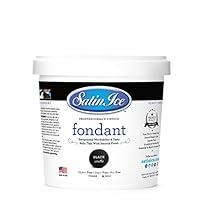 Algopix Similar Product 17 - Satin Ice Rolled Fondant  Black 