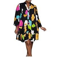 Algopix Similar Product 5 - Huilaibazo Womens Loose Shirt Dress