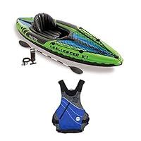 Algopix Similar Product 12 - Intex Inflatable Sporty Kayak Set  NRS