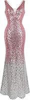 Algopix Similar Product 13 - Angelfashions Womens V Neck Glitter