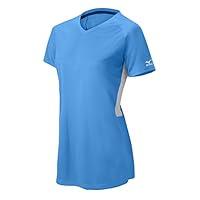 Algopix Similar Product 7 - Mizuno Girls Comp ShortSleeve VNeck