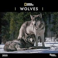 Algopix Similar Product 7 - National Geographic Wolves 2025 Wall