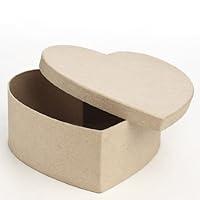 Algopix Similar Product 19 - Pack of 4 Paper Mache Heart Boxes 