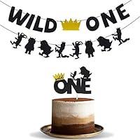 Algopix Similar Product 15 - Joymee Wild One Banner with Wild One