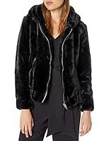 Algopix Similar Product 12 - BLANKNYC Womens FAUX FUR HOODED
