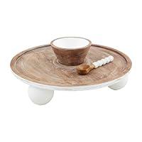 Algopix Similar Product 20 - Mud Pie Pedestal Chip N Dip server 3