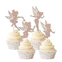 Algopix Similar Product 6 - Rsstarxi 24 Pack Fairy Cupcake Toppers