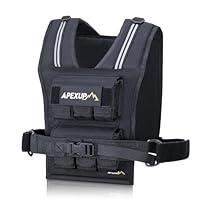 Algopix Similar Product 9 - APEXUP Adjustable Weighted Vest Men