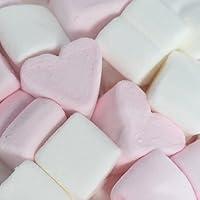 Algopix Similar Product 9 - WeddingTree 1 Kg Marshmallow Hearts 