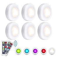 Algopix Similar Product 12 - Elfeland Puck Lights with Remote Under